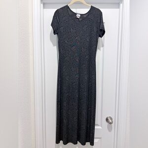 Vintage black maxi dress